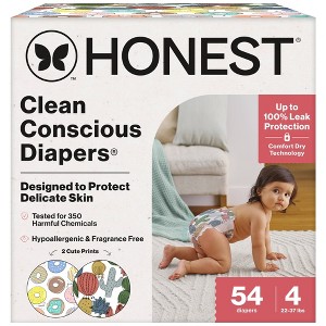 The Honest Company Clean Conscious Disposable Diapers - (Select Size and Pattern) - 1 of 4