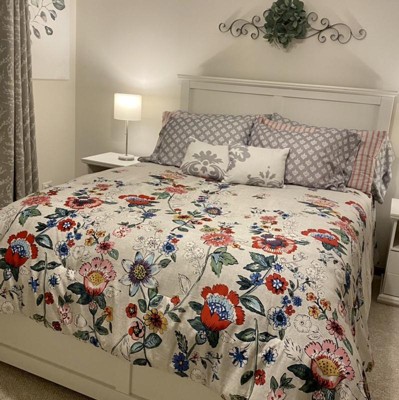 Vera Bradley Coral Floral Cotton Reversible Comforter Set & Reviews