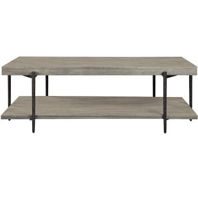 Bedford Park 57'' Transitional Rectangular Coffee Table with Shelf