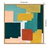 Amanti Art Block Abstract II by Grace Popp Canvas Wall Art Print Framed 22 x 22-in. - 4 of 4
