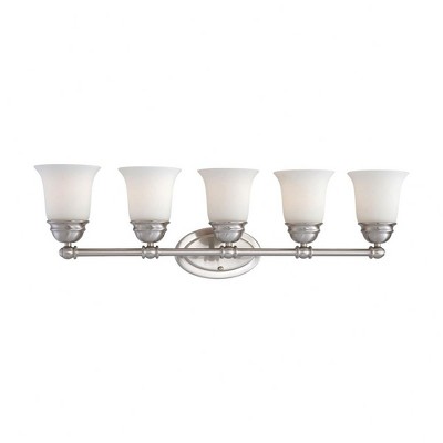 Thomas Lighting Bella 5 - Light Vanity in  Brushed Nickel
