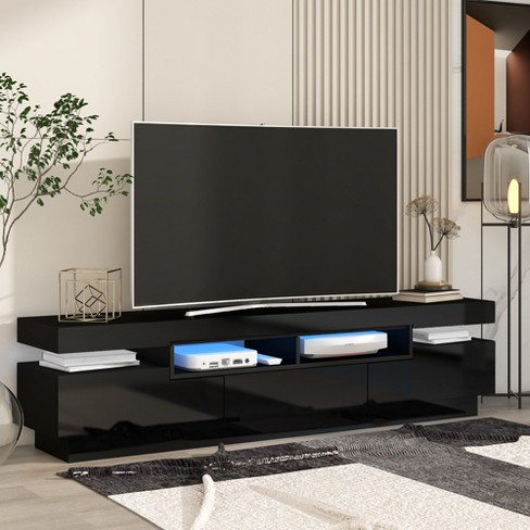 Mirrored tv hot sale stand target