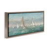 Stupell Industries Sailboat Fleet Ocean Waves, 31" x 14" - 3 of 4