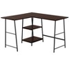 NicBex L-Shaped Home Office Desk Modern Computer Desk with 2 Shelves and Metal Legs for Office, Study - 3 of 4