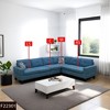 DOMETOUR Elegant Modern 4-Piece Couch Set Living Room Sofa for Home Decor - 2 of 4