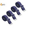 Allegra K Women's Stretchable Shoulder Bra Straps Adjustable Elastic Straps 2 Pairs - 2 of 4