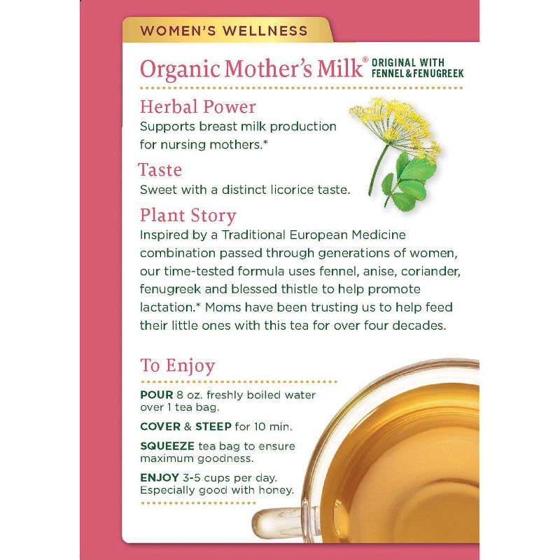 Traditional Medicinals Mothers Milk Organic Tea - 96ct, 3 of 6