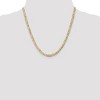 Black Bow Jewelry 4.5mm 10k Yellow Gold Solid Concave Figaro Chain Necklace - 2 of 4