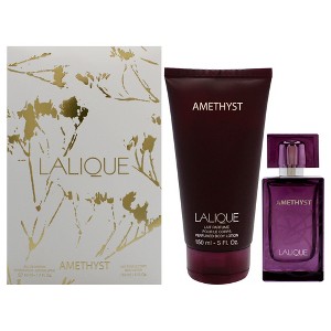 Amethyst Set by Lalique for Women - 2 Pc Gift Set 1.7 oz EDP Spray, 5 oz Body Lotion - 1 of 4