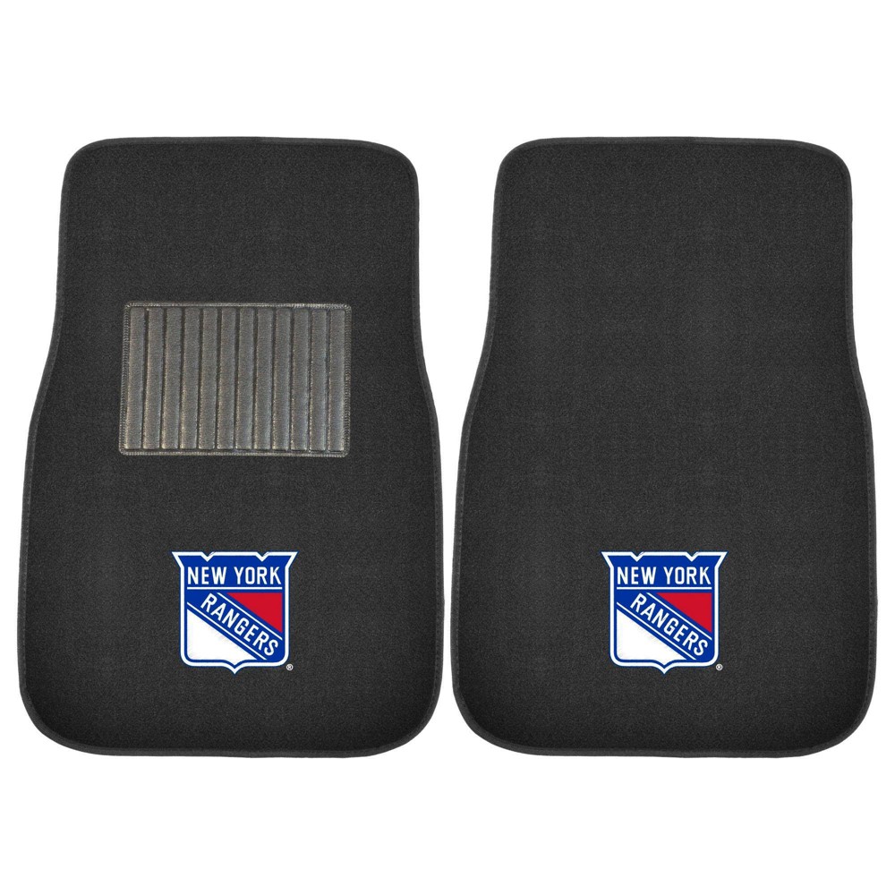 UPC 842989071745 product image for NHL Fan Mats 2-pc Embroidered Car Mat Set - New York Rangers | upcitemdb.com