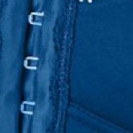 ocean teal floral embroidery