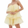 Women's Sunny Disposition Tiered Chiffon Romper - One and Only Collective - 3 of 3