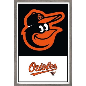 Trends International MLB Baltimore Orioles - Logo 22 Framed Wall Poster Prints - 1 of 4