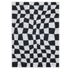Washable Area Rugs Living Room Rug Modern Geometric Checkered Rug Soft Foldable Area Rug for Bedroom - 3 of 4