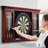 VEVOR Dartboard and Cabinet Set, Ready-to-Play Bundle Official Size Dartboard Cabinet Set, Steel Tip Dart Cabinet, Brown - 2 of 4