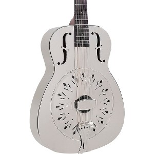 Recording King RM-998-D Metal Body Resonator, Style-0 Nickel-Plated - 1 of 4