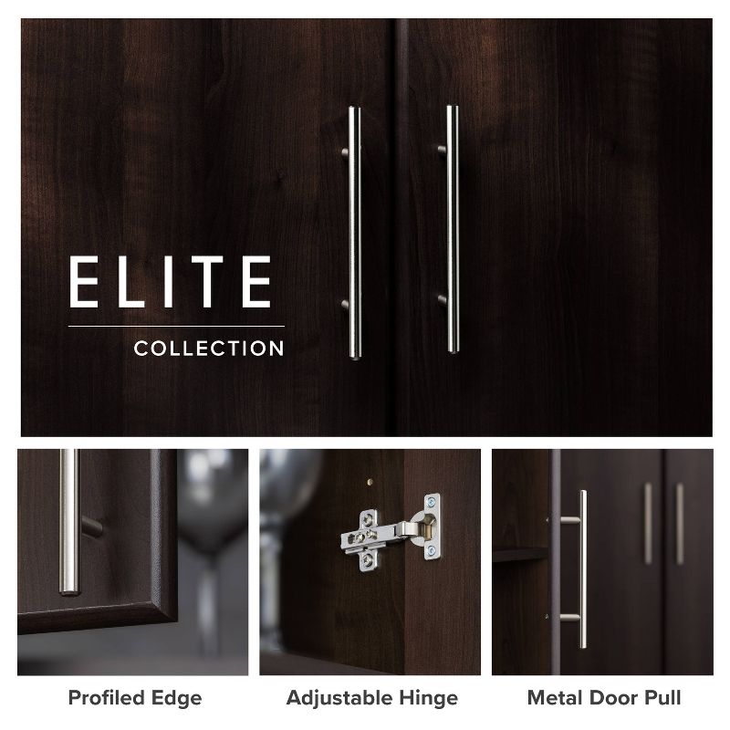 32&#34; Elite Storage Cabinet Espresso - Prepac, 6 of 12