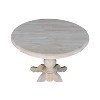 International Concepts 30" Round Top Pedestal Table - 28.9"H - 3 of 4