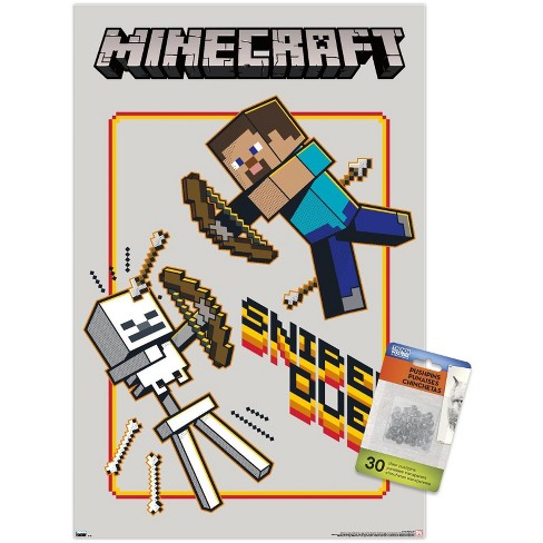 Trends International Minecraft - Worldly Unframed Wall Poster Prints ...