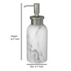 Nu Steel Misty Silver Collection Lotion and Soap Dispenser : Microfiber, Machine Washable, Non-Slip Backing - 2 of 4