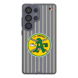 MLB Cooperstown West Teams Pinstripe Clear Cell Phone Case for Samsung Galaxy - 1 of 4