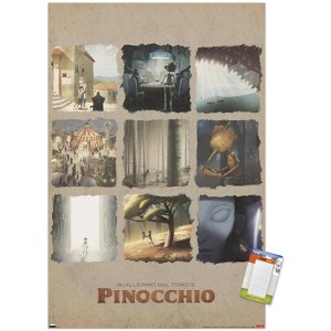 Trends International Netflix Guillermo Del Toro's Pinocchio - Grid Unframed Wall Poster Prints - 1 of 4