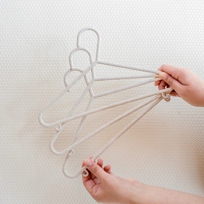 Speckled Cream Baby Wheat Straw Clothes Hangers - Pack of 30