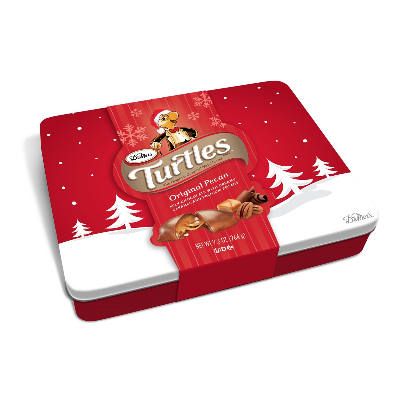 Turtles Christmas Gift Tin - 9.3oz