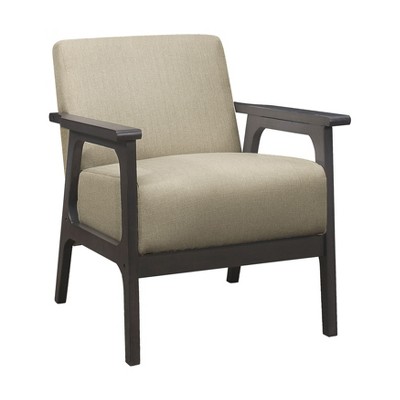 NicBex Polyester Accent Chair,Upholstered Living Room Chairs with High Back and Rubberwood Legs,Modern Armchair,Club Chairs for Living Room