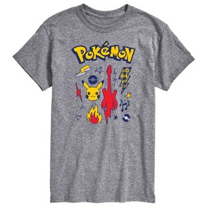 Men's - Pokémon - Pokémon Punk Icons Short Sleeve Graphic T-Shirt - 1 of 4