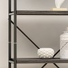 84.75" Abramo Industrial 5 Shelf Bookcase Gray - Christopher Knight Home: Tall, Metal Piping, X-Frame Stretcher - 3 of 4