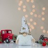 Northlight Gnome with Flip Sequin Hat Christmas Figure - 12" - Gold and White - 3 of 4