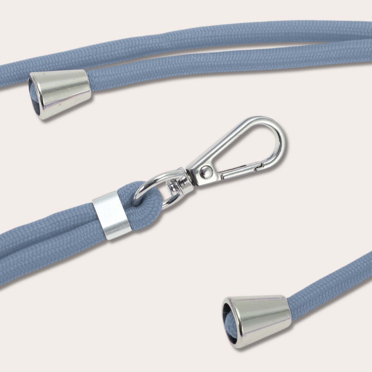 Unique Bargains Adjustable Mobile Phone Strap with Universal Patch Gray Blue 1 Pc - thumbnail 6