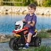Costway 6V Ride-On Toy Motorcycle Trike 3-Wheel Electric Bicycle w/ Music&Horn - 2 of 4