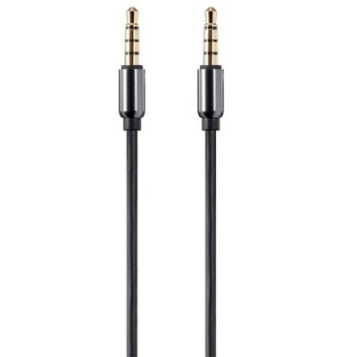 Monoprice Audio Cable - 3 Feet - Black | Auxiliary 3.5mm TRRS Audio & Microphone Cable - Slim, Durable, Gold plated for smartphone, mp3 player, laptop