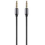 Monoprice Audio Cable - 10 Feet - Black | Auxiliary 3.5mm TRRS Audio & Microphone Cable - Slim, Durable, Gold plated for smartphone, mp3 player,