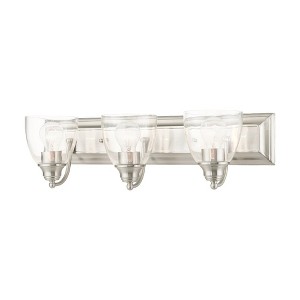 Livex Lighting Birmingham 3 - Light Vanity in  Brushed Nickel - 1 of 1