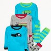 Leveret Boys Cotton 2 Piece Pajamas – 3 Pack – Vehicle Prints - 2 of 4