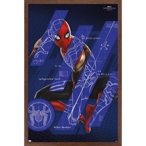 Trends International Marvel Spider-Man: No Way Home - Bars Framed Wall Poster Prints - 1 of 4