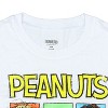 Seven Times Six Peanuts T-Shirt Men's Boxed Character Grid Design Graphic Print Tee White - 3 of 3
