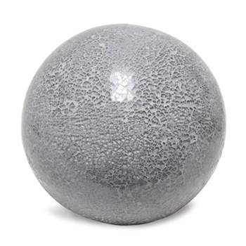 1-Light Mosaic Stone Ball Table Lamp - Simple Designs