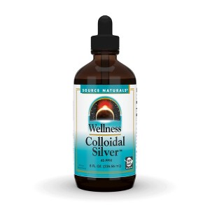 Wellness Colloidal Silver 45 PPM Liquid by Source Naturals, Inc.  -  8 fl oz Liquid - 1 of 3