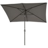 Sonkuki 10×6.5FT Rectangular Patio Umbrella with 200gsm Solution-Dyed Fabric - 2 of 4