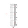 360° Rotating 7-Tier Shoe Rack Tower with Spinning Shelves and Space-Saving Vertical Organizer for Entryway or Closet-3irtyhousy - 4 of 4
