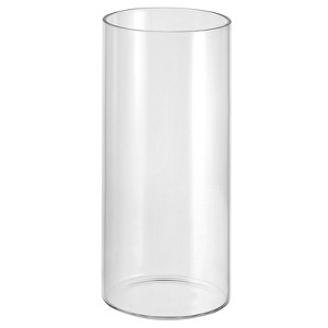 Unique Bargains High Borosilicate Glass Wear Resistant Clear Cylinder Vase - 1 of 4