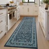 Area Rugs for Living Room Non Slip Non Sedding Machine Washable Rug Vintage Floral Medallion Low Pile Foldable Carpet for Bedroom Dining Room - 2 of 4