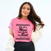 Simply Sage Market Women's A Bit Of A Mess Short Sleeve Garment Dyed Tee - 2 of 4
