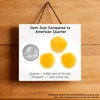 John Bead 1in Yellow Pom Poms for Crafts DIY Art Creative, 100pcs - 2 of 4