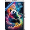 Trends International Wumples - Cosmic Neon Panda Unframed Wall Poster Prints - 3 of 4