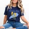 Simply Sage Market Women's Kentucky Girly Flower Short Sleeve Graphic Tee - 2 of 4